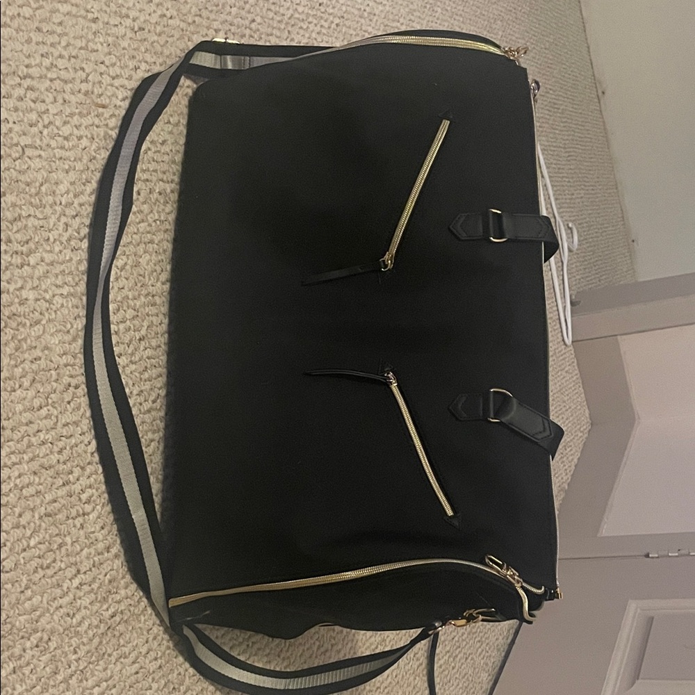 Elegant Black Travel and Garment Bag